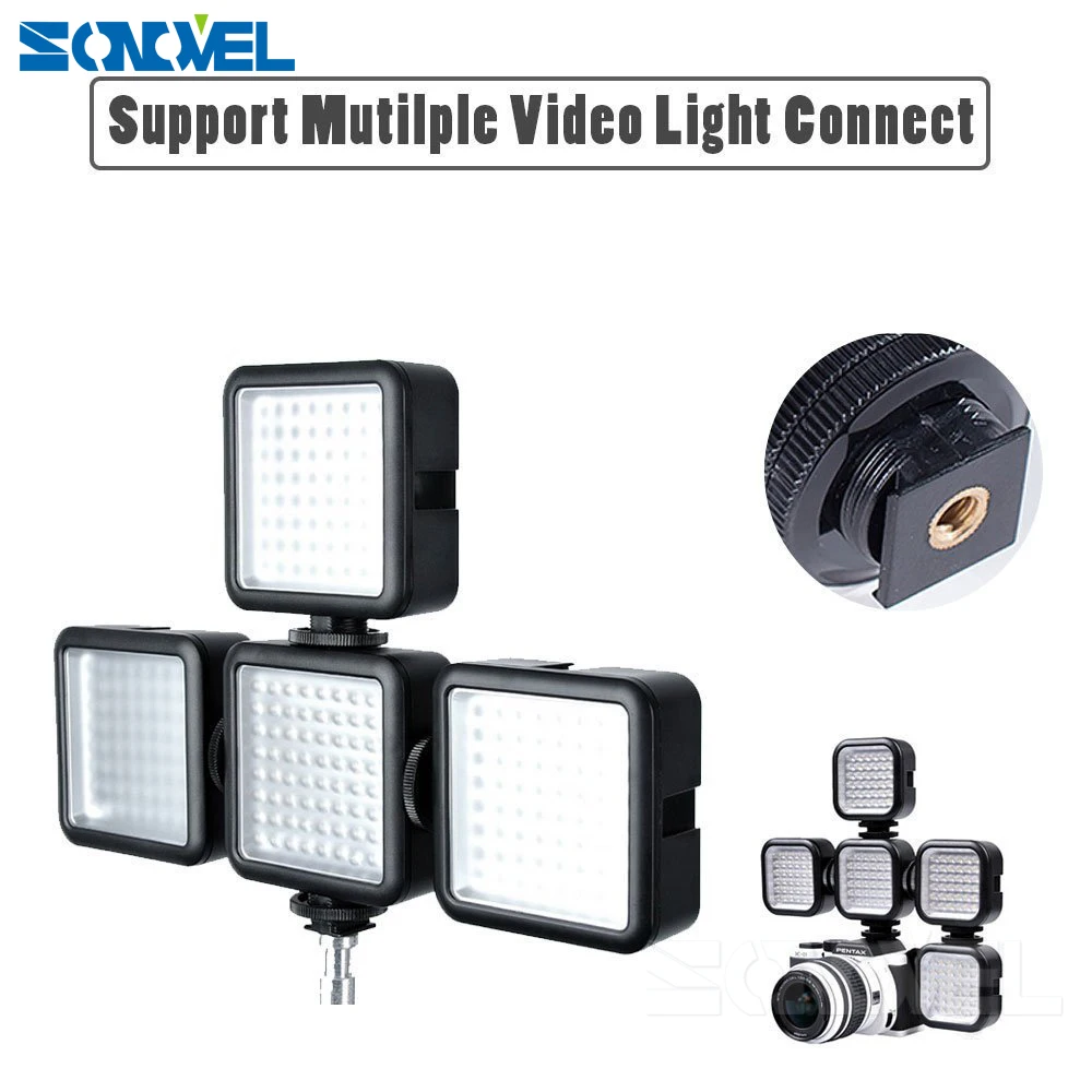 3 шт. светодиодные лампы для видеосъемки 36 светодиодов|led video light|video lightphotographic lighting