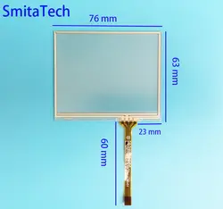 Замена 3,5 дюймов 76 мм * 63 мм 4 резистивный ST-035001 100% тестирование best качество Сенсорный экран Панель 76*63 мм