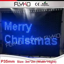 Рождественское украшение pixelflex led занавес P35mm 2 m на 3 m