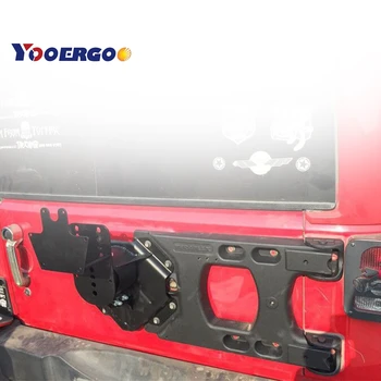 

Carrier and adjustable spare tire Assembly kit J152 for jeep JK wrangler 2007-2016 aluminum bracket