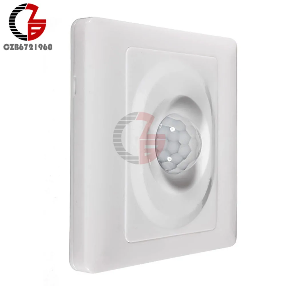 

AC 110V 220V LED PIR Motion Sensor Switch IR Infrared Human Induction Detect Sensor Indoor Outdoor On Off Switch Light Switch