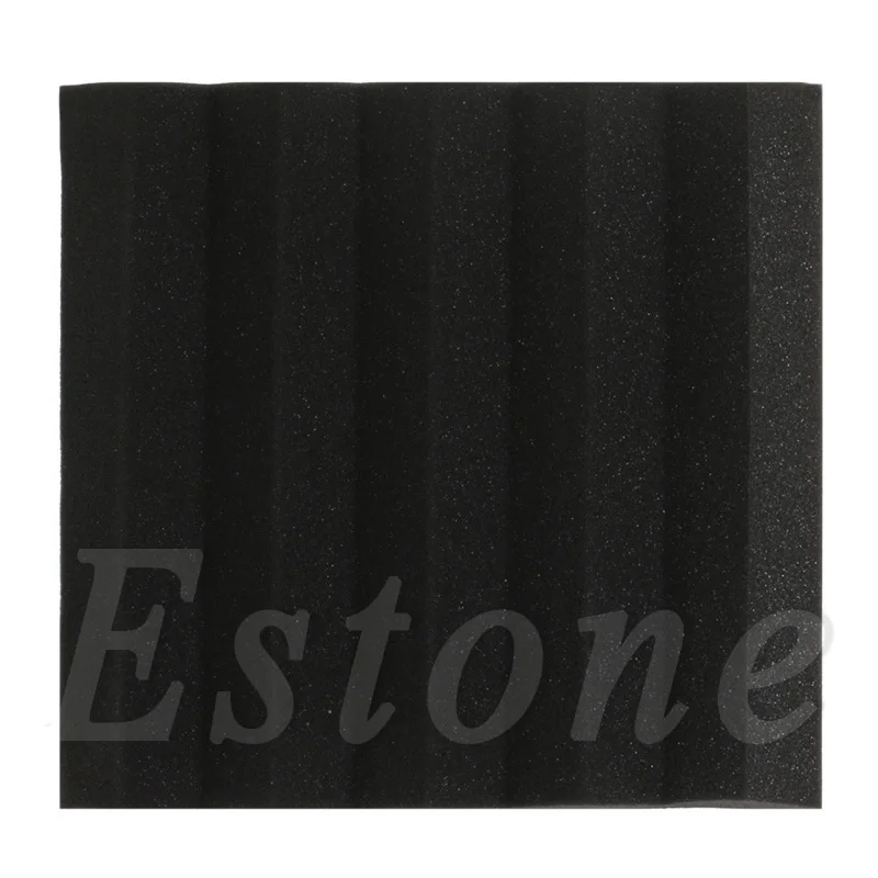 

Acoustic Soundproof Sound Stop Absorption Pyramid Studio Foam Black 30x30x5cm