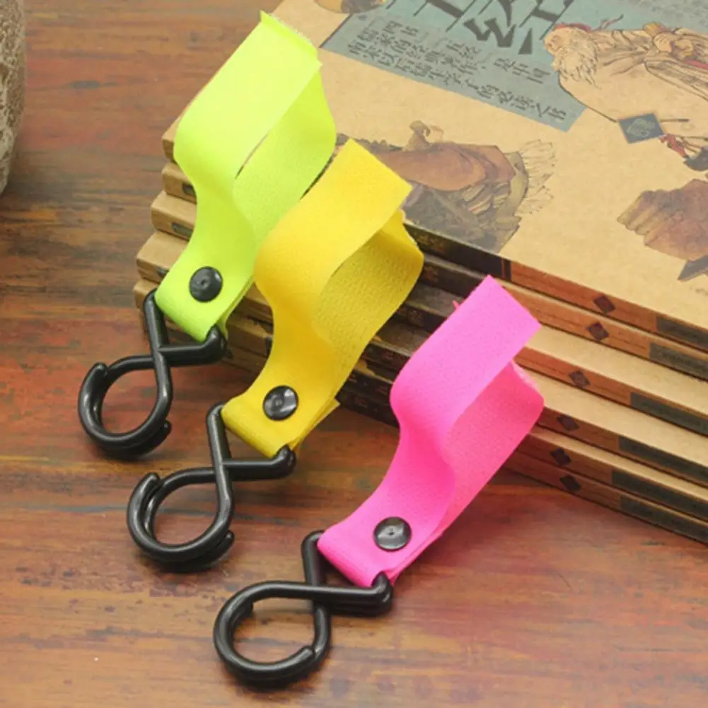 1PC 2X Buggy Clip Pram Pushchair Stroller Side Hook Baby Handle Shopping Bag Plastic Bag Baby Carriage Hook Up