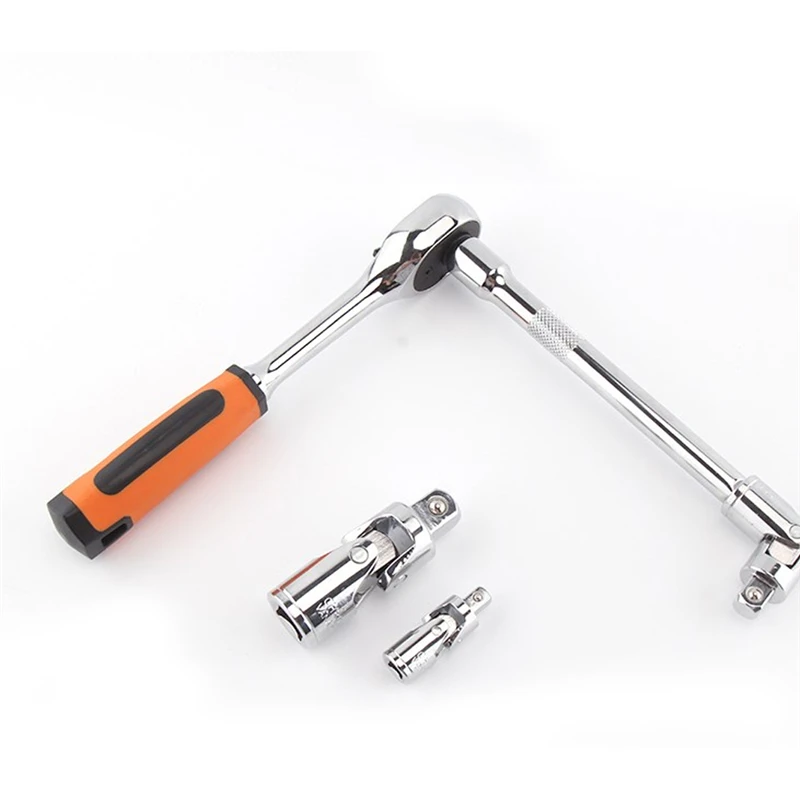 

1/4" 3/8" 1/2" Socket Wrench Adapter Craftsman Air Impact Universal Joint Set Ratchet Angle Extension Bar Socket Adapter SK984