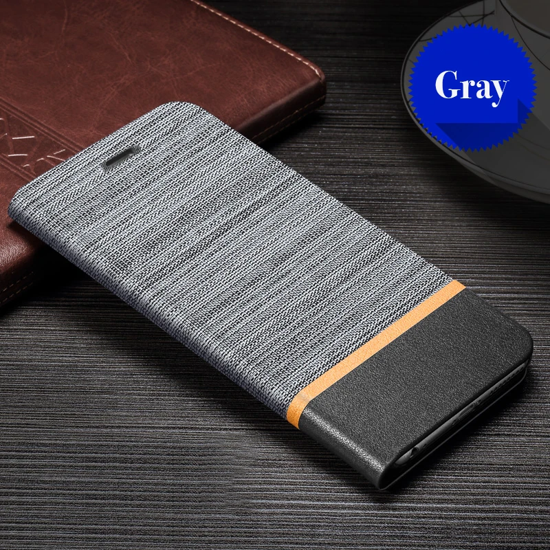 Чехол-бумажник из искусственной кожи для Xiaomi Mi 9 SE, чехол для делового телефона для Xiaomi Mi 9 SE, чехол-книжка, мягкий силиконовый чехол из ТПУ - Цвет: Grey