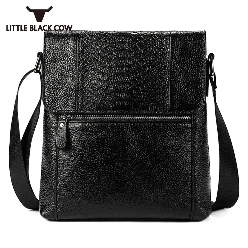 

Men Vertical Style Mobile Phone Purse Pack Small Bag Leather Flap Pouch Crossbody Messenger Bags Business Male Casual Bolsas