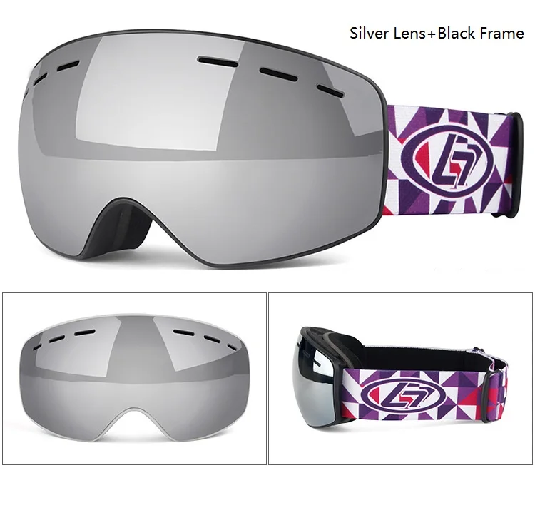 Профессиональные дети HD Vision лыжные очки Детские двойные линзы UV400 Анти-туман маска очки Лыжный Спорт Девочкам Мальчикам сноубордические очки