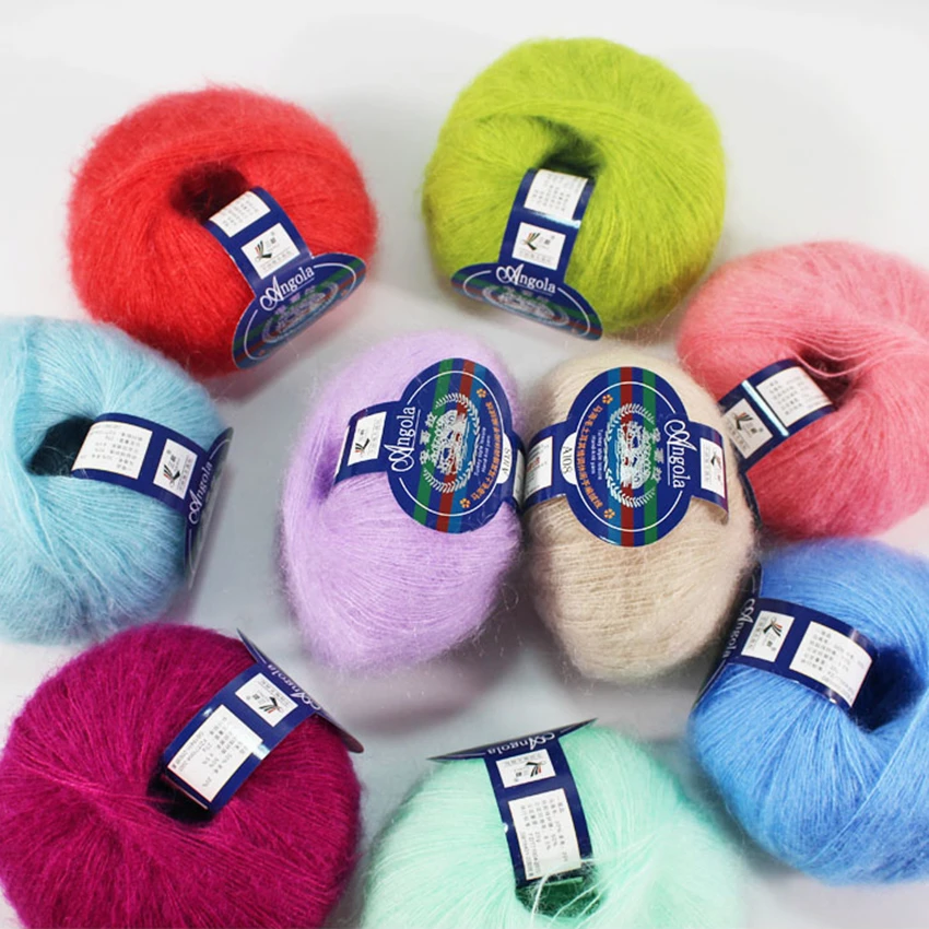 Buy 8balls Best Quality 200g Merino Wool Yarn Thin Mohair Yarn Hand Crochet