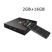 Android 6.0X96 TV Box 2G + 16G S905X Amlogic Quad Core Set Top Box Wifi 4 K * 2 K HDMI 2.0A KODI Reproductor Multimedia Inteligente X96 pre-instalado