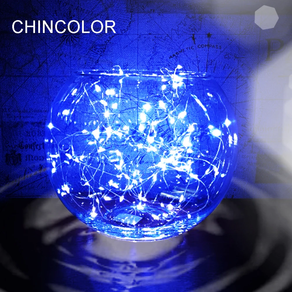 2 4M Led String Lights Magic Blue Color Copper Wire Material Wedding