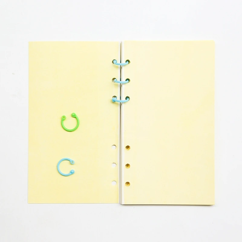 Нетоксичный прочный универсальный пластик для книги с отрывными листами Binder обруч кольцо круг DIY альбом