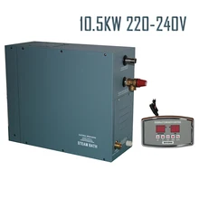 10.5KW220-240 В 50 Гц генератор паровой бани для комнат вверх, автоматический слив, защита от избыточного давления