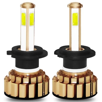 

2 X G7-H7 Car Headlight Bulb COB LED 30W 3000LM 9V-36V Waterproof IP68 6000K 200M Light Range 360 Degree Beam SUV HID ALL IN ONE