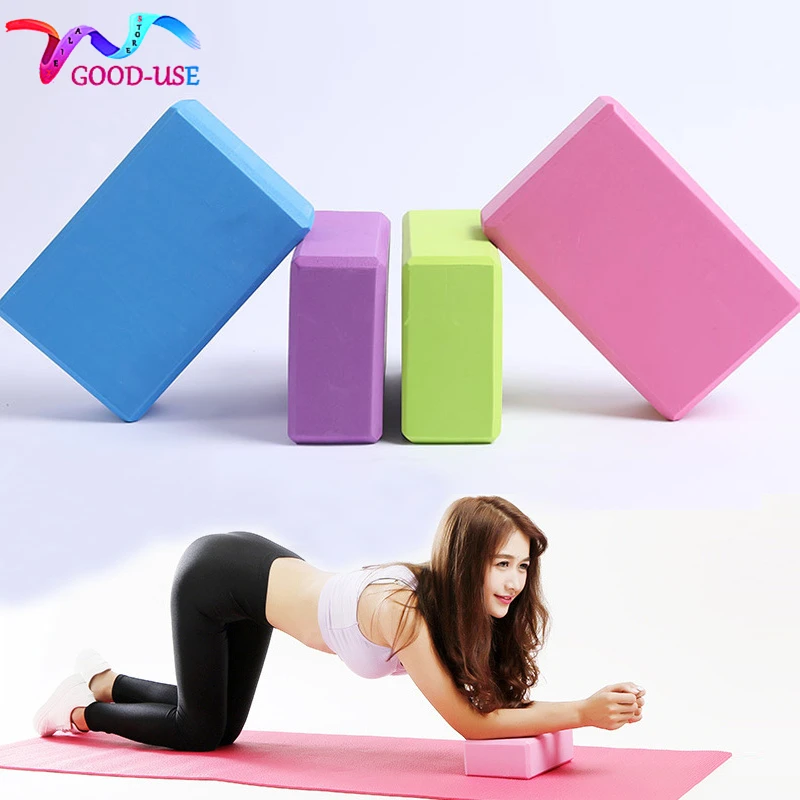 Aleatorio CamKpell Eva Yoga Bloque Ladrillo Pilates Deportes Ejercicio Gimnasio EVA Body Shaping Entrenamiento Ejercicio Práctica Accesorios de Fitness