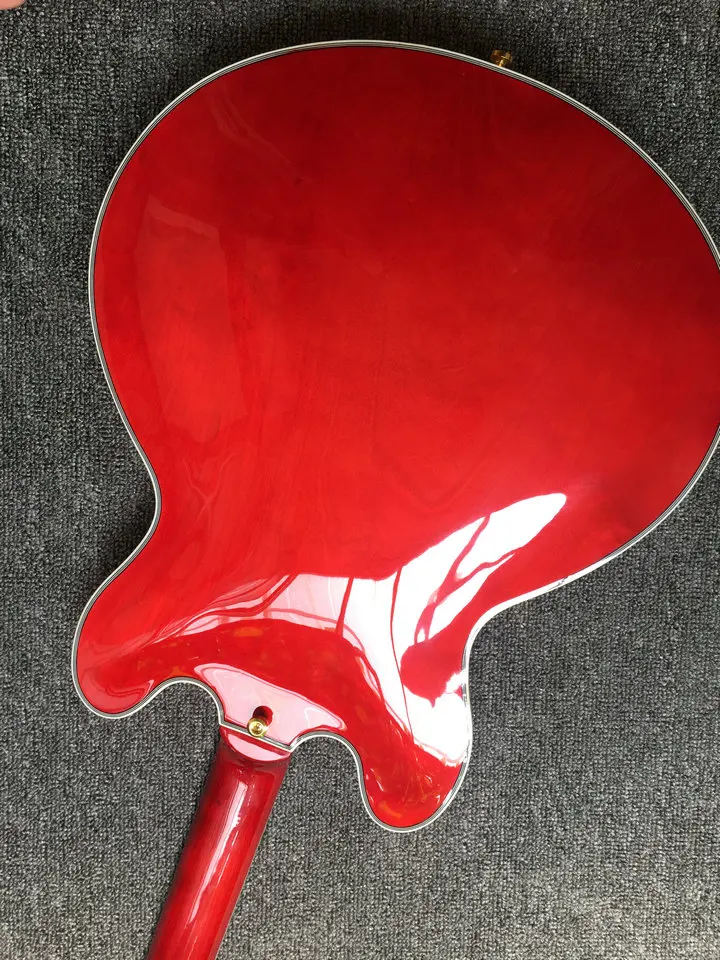 New high quality hollow body Jazz electric guitar, Golden hardware Jazz Guitar,ebony Fingerboard,jazz guitar free shipping 