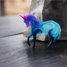 Единорог силиконовая форма в виде животного коня форма для подвесных украшений чехол для телефона Декор полимерная глина формы для ювелирных изделий