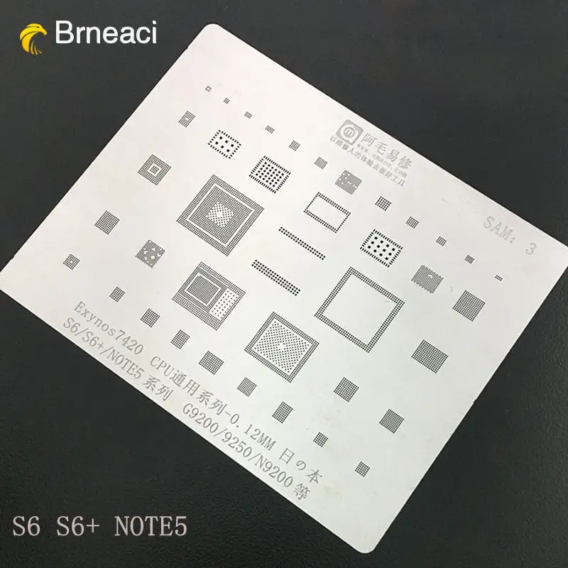 Brneaci многофункциональные чипы BGA трафарет сетка для Samsung S6/NOTE5/S7 MSM8996/CPU/G9300/G9308 |