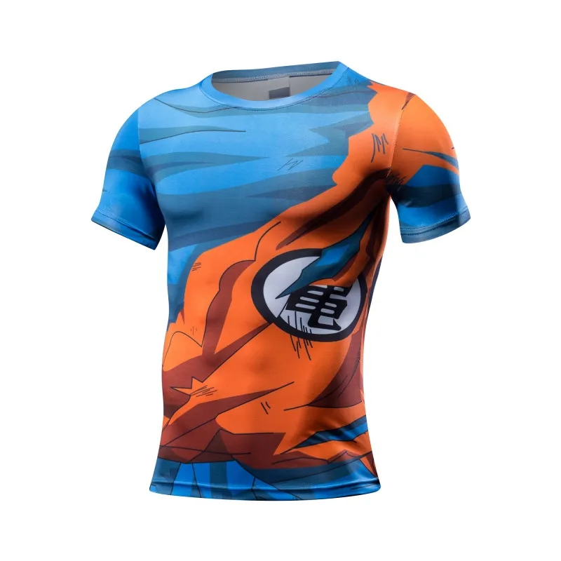 

Dragon Ball T shirt 3D Men Tshits Anime T-shirt Comics Compression Tops Goku Ball Z Tee Fashion 2017 Vegeta Camiseta