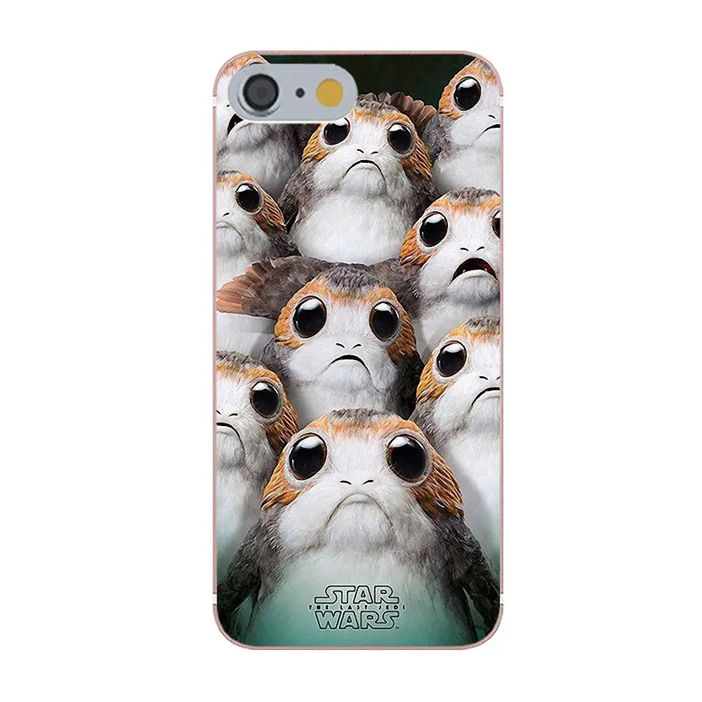 Мягкая Капа Star Wars The Last Jedi Porgs для HTC Desire 530 626 628 630 816 820 One A9 M7 M8 M9 M10 E9 Plus U11 Moto G G2