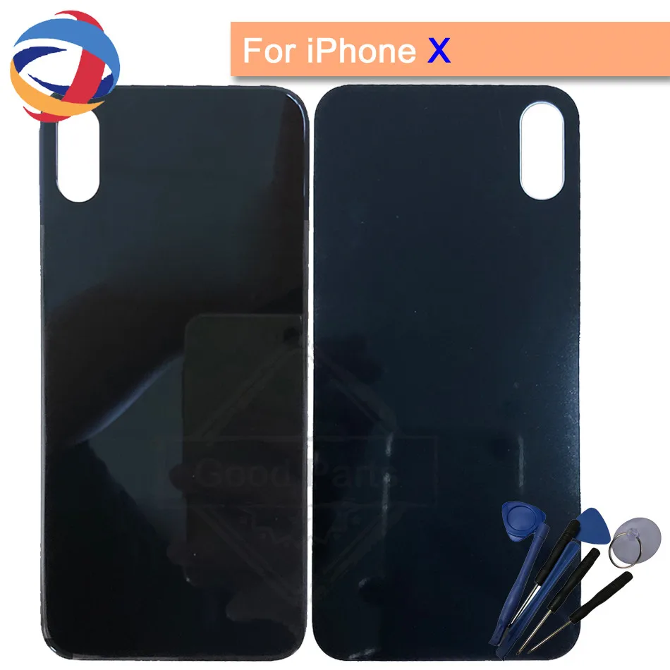 

For iPhone 10 X Back Glass Battery Cover Rear Door Housing Case For Apple iPhone X Back Glass Cover housing Replacement