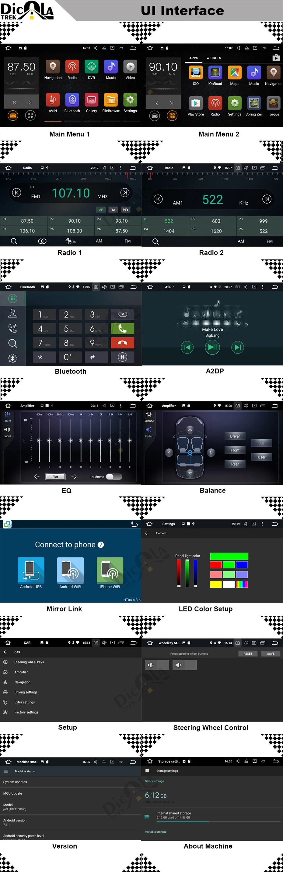 Perfect 9" 1 Din AutoRadio Car NO DVD Multimedia for BMW E39 bmw x5 e53 M5 Android 7.1 Gps-navigation Tape Recorder Head unit Wifi BT 4G 13