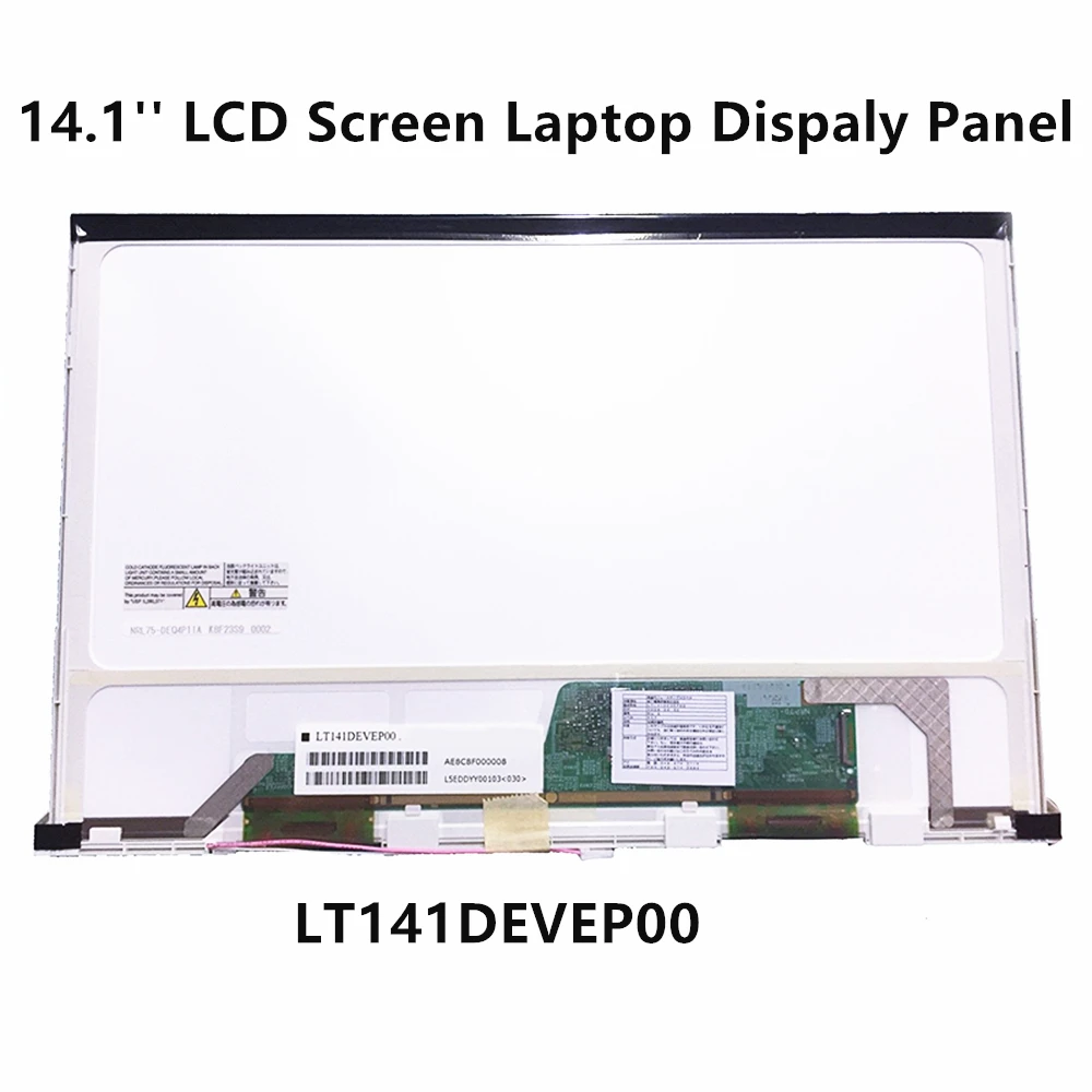 

FTDLCD 14.1'' WXGA LCD Screen Laptop Dispaly Replacemente Panel For LT141DEVEP00 1280x800 30PIN