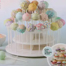 3 яруса закуски, торт сервер подставка для кекса держатель для палочки подставка для торта 21 шт. кекс стенд 42 шт подставки для пирога леденец держатель