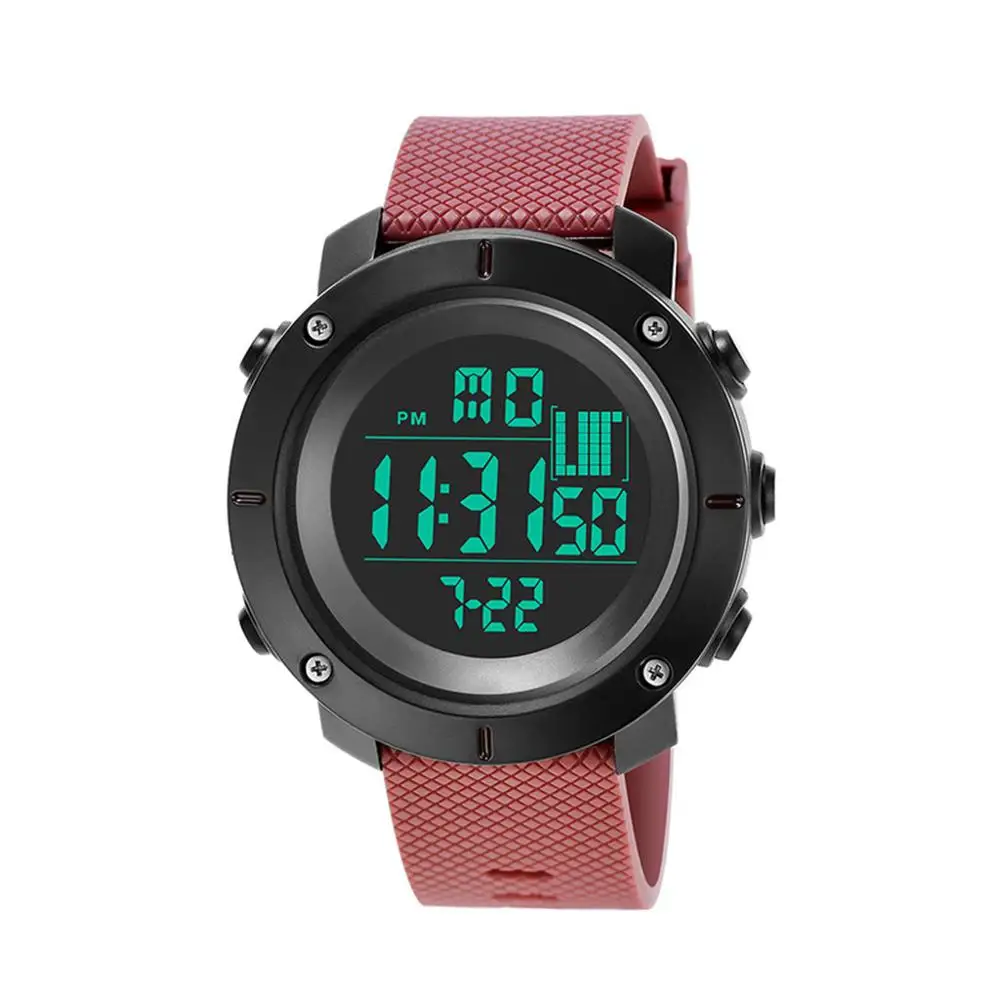 Цифровые часы мужские Hombre спортивные 30 м водонепроницаемый светодиодный для мужчин цифровой двойной военный Move Мужские t электронные часы Homme Montre MMD5 - Цвет: A