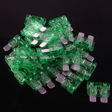 25 шт. 10A 5 цветов авто APS att ATM Мини Лезвие различные предохранители комплект используется для автомобилей мотоциклы дома для использования в промышленности