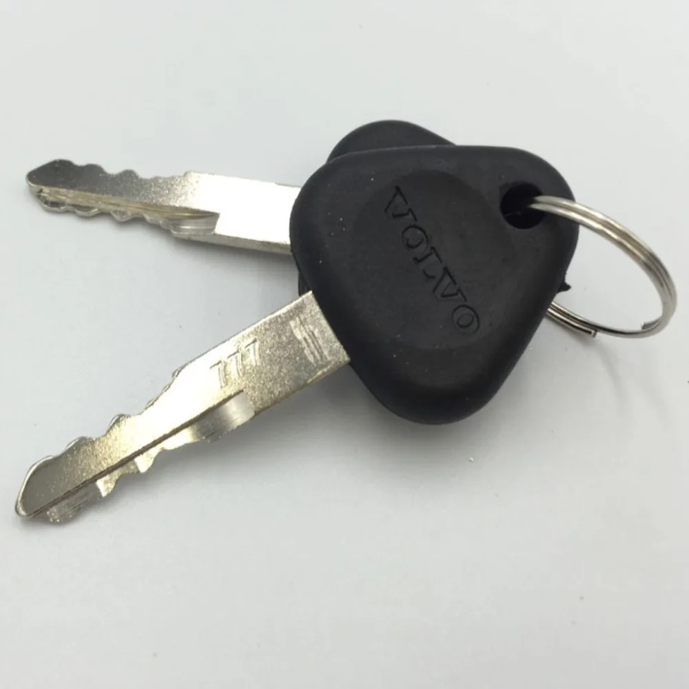 

2 Pcs New OEM Keys Fit Volvo Clark Samsung Excavators 777