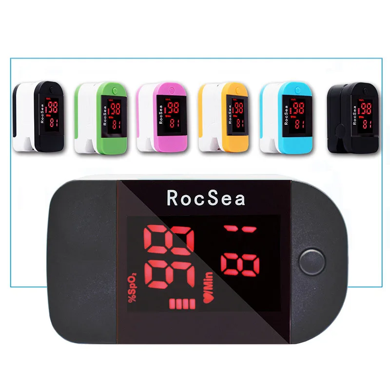 

Medical Digital Fingertip pulse Oximeter Blood Oxygen Saturation Meter Finger Monitor CE Portable