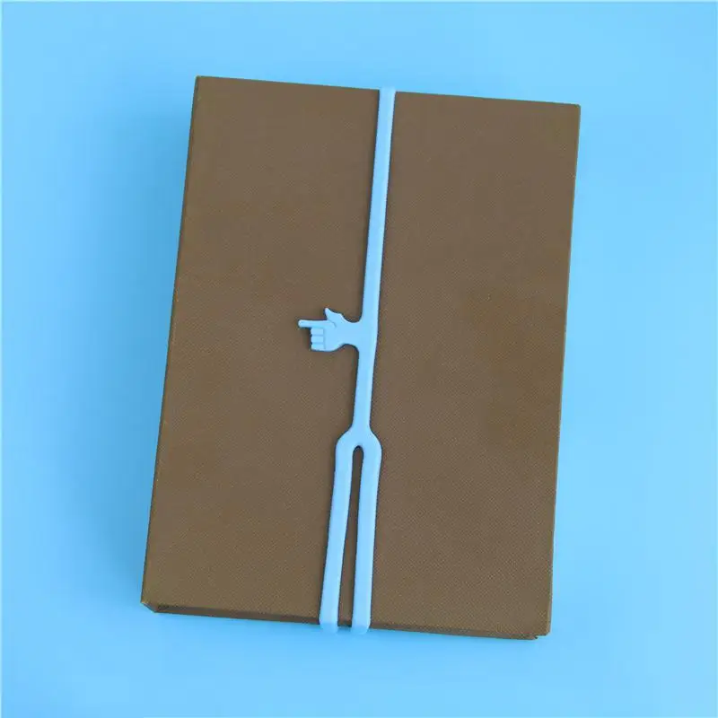 1 шт новая симпатичная силиконовая Закладка с указателем пальца, цветная книжная закладка для офиса, забавный подарок - Цвет: A