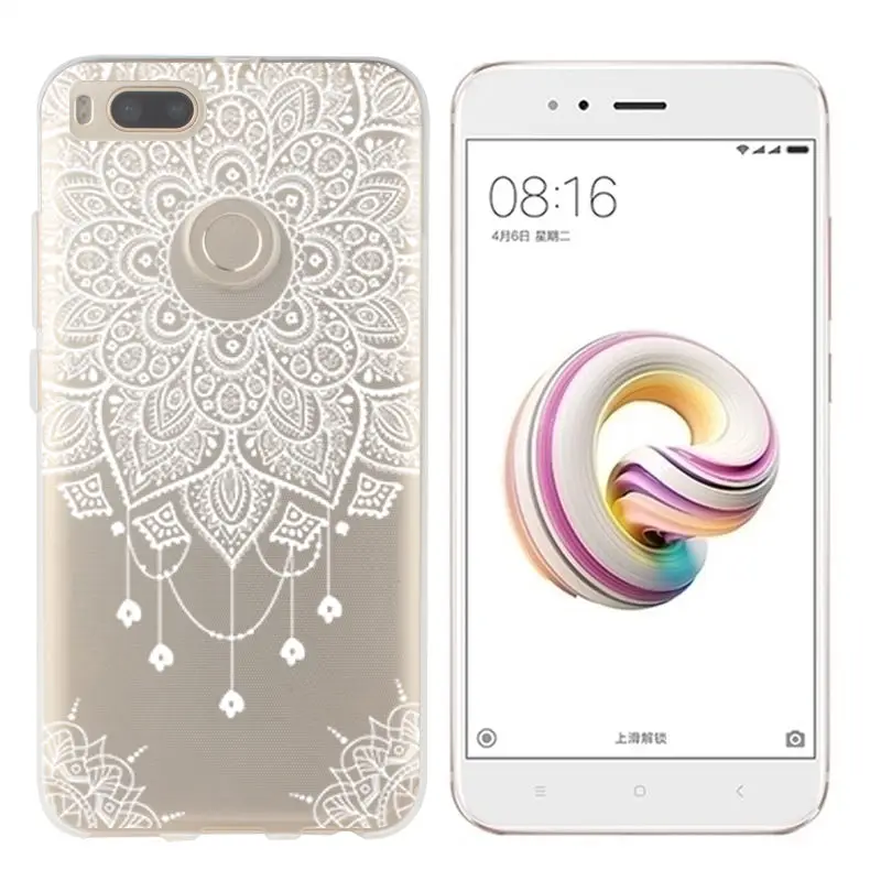 Patterned Phone Case for Xiaomi  Mi 8 A2 Lite Mi 5X 6X Pocophone F1 Clear Cover Redmi 5 Plus 6 Pro 4X Note 5 Pro Soft TPU Shell (8)