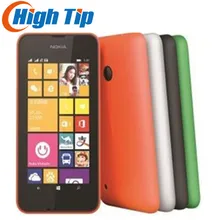 Разблокированный Nokia Lumia 530 четырехъядерный телефон с двумя sim-картами, ОЗУ 512 МБ ПЗУ 4 Гб 5Мп камера 3g WCDMA сотовый телефон