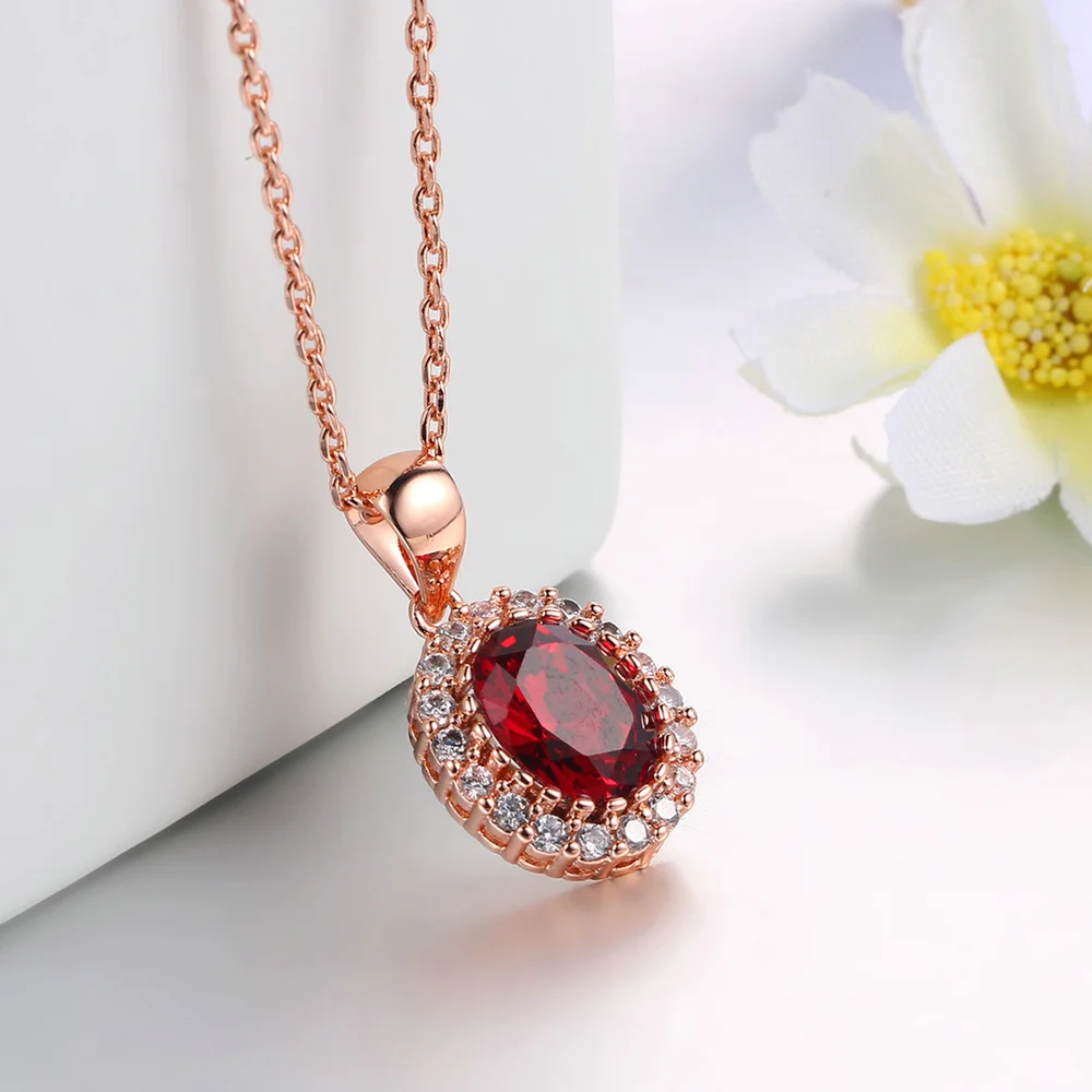 Комплект из колье и серёг цвета розового золота|set rose|party jewelryearrings set |
