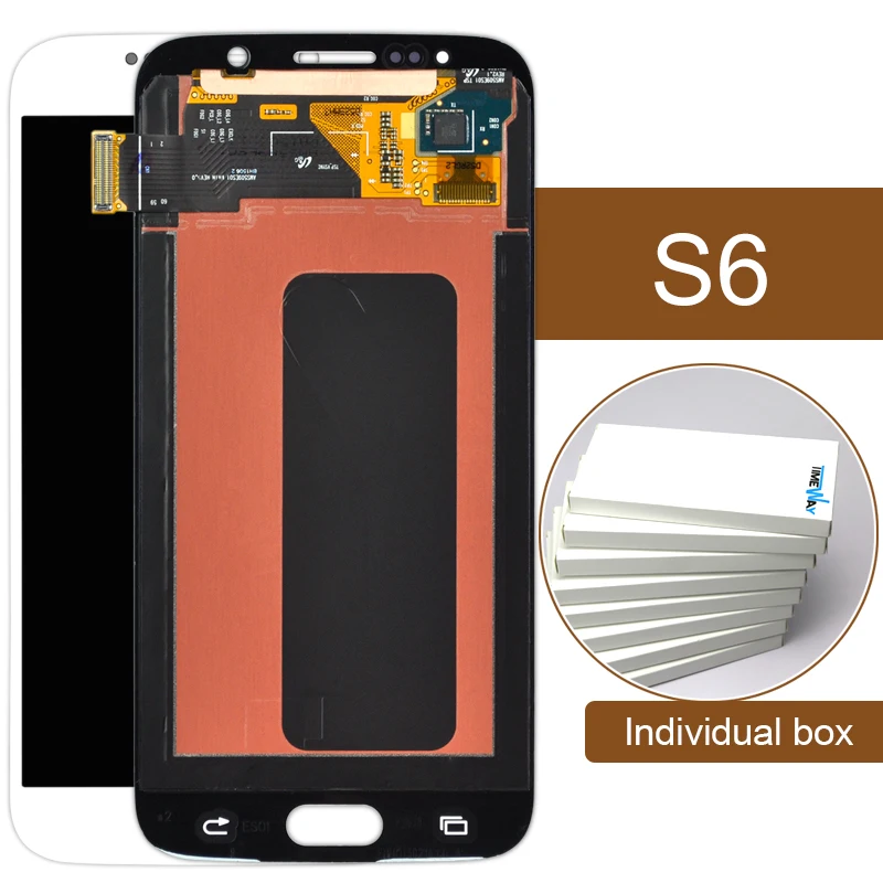 

10pcs Original Lcd Screen For Samsung S6 G920 G920F Display And Touch Digitizer Assembly DHL free