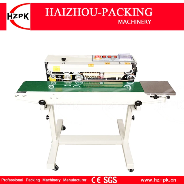 Hzpk Automatic Vertical Iron With Spray Type Sealer Continuous Hzpk Automatic Vertical Iron With Spray Type Sealer Continuous Plastic Film Sealing Machine Conveyor For Food Tea Bag Fr770