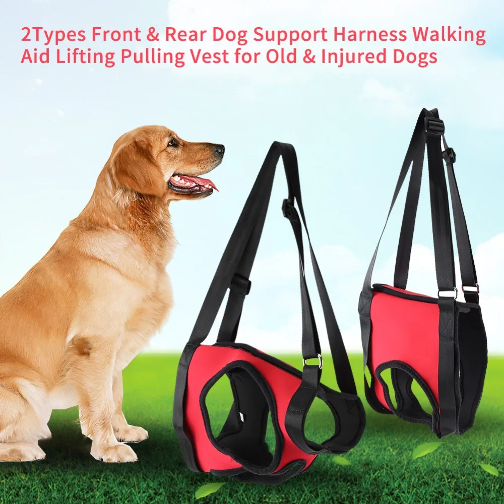 

Front Rear Legs Feet Tail Dog Lift Assist Support Harness Walking Aid Vest For Canine Assist Elderly Sick Injured Dogs Pet