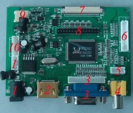 DIY " дюймовый N070ICG-LD1/LD4 ЖК-панель+ ЖК-плата контроллера+ сенсорный экран+ пульт дистанционного управления