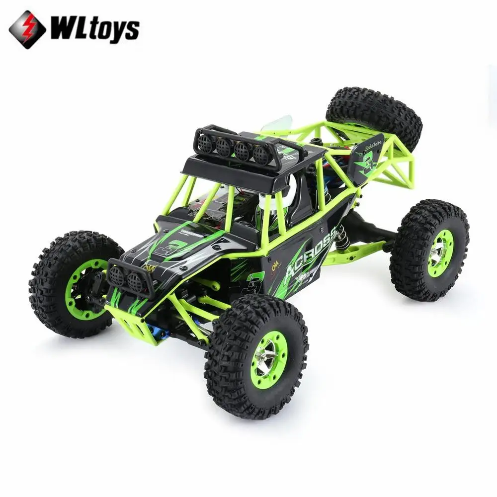 Wltoys 12428 50 км/ч высокая скорость RC скалолазание автомобиль игрушка 1/12 Масштаб 2,4 г 4WD внедорожник дистанционное управление RC автомобиль игрушки Детский подарок - Цвет: US plug