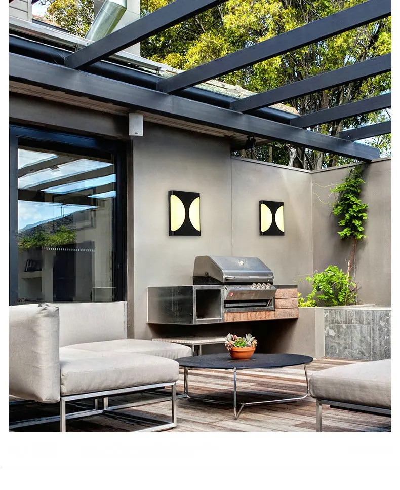 

Outdoor Waterproof IP65 Wall Lamp Modern 18W LED Wall Light Indoor Sconce Decorative lighting Porch Garden Lights Wall Lamps