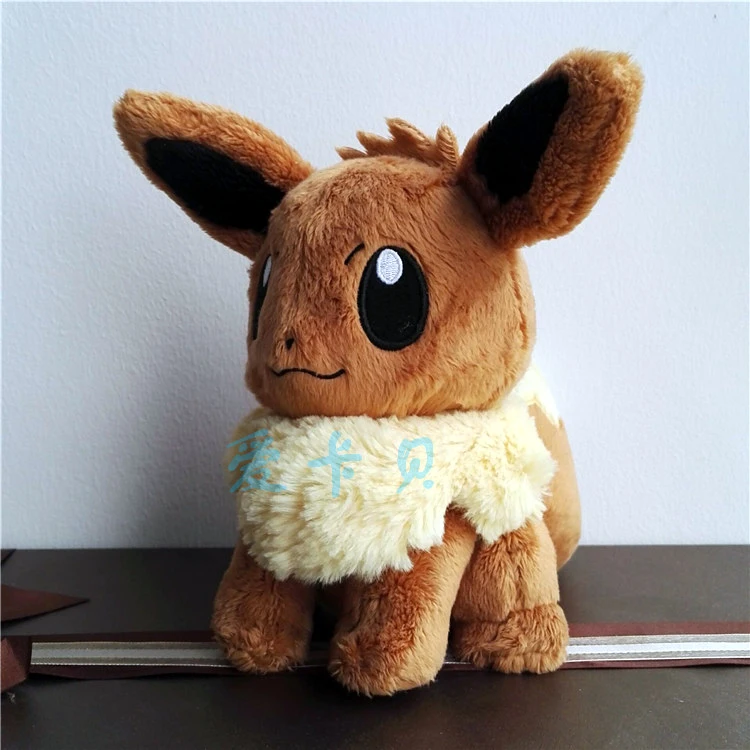 Новая аутентичная японская аниме игра Eevee 25 см плюшевая кукла игрушка подарок