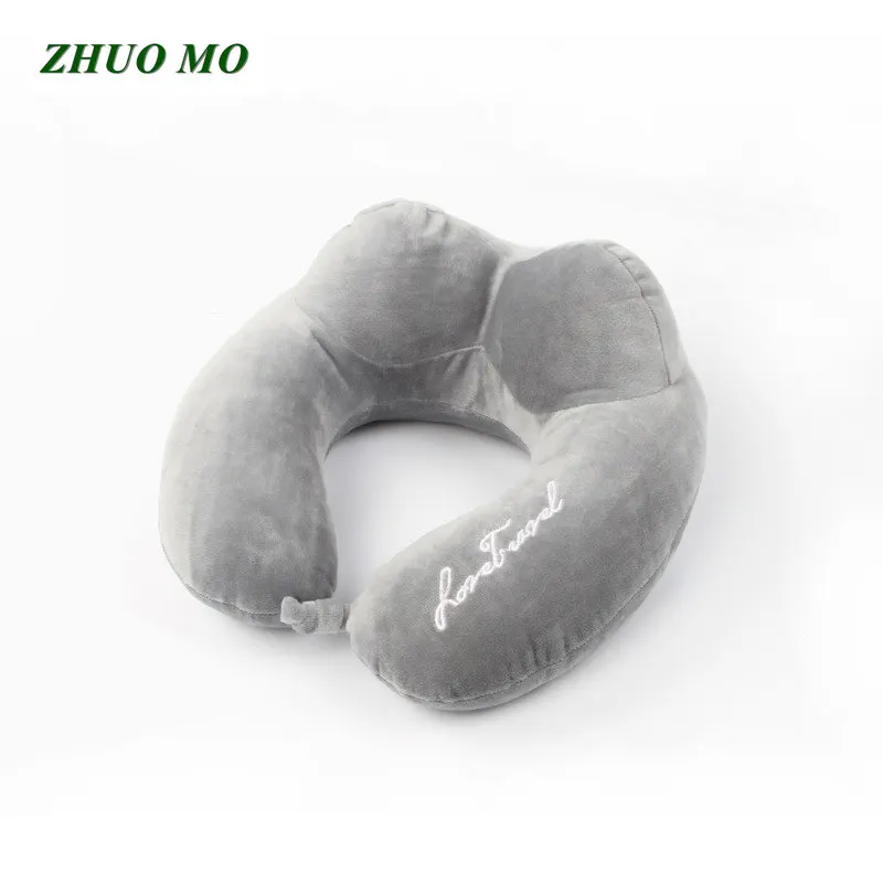 

New U-shaped Travel Pillow Cushion Car Memory Foam Pillow Neck Support Office Nap Healthy Care Free Shipping Neck Pillows