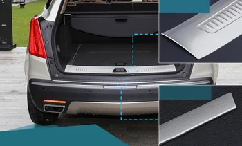 

Car Styling Inner&Exterior Rear Bumper Protector Sill Trunk Plate 2pcs For Cadillac XT5 2016-2019 Auto Accessory