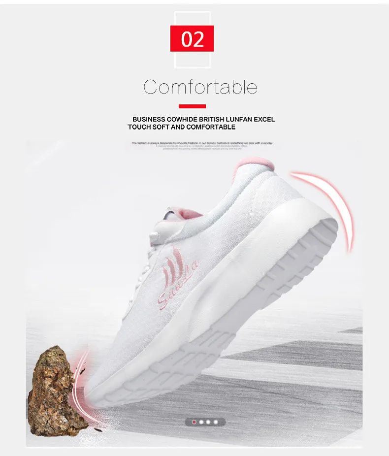 CAGILKZEL 2019 Summer Sneakers Women Shoes Breathable Mesh Shoes Woman Lace-up Tenis Feminino Walking Shoes For Zapatillas Mujer (5)