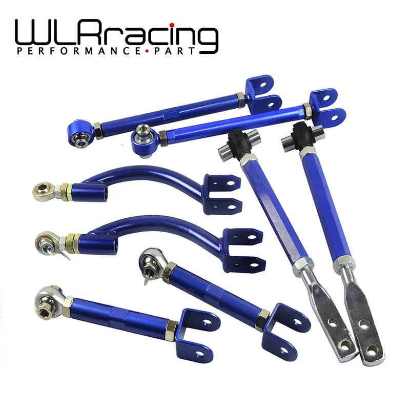 

WLR RACING - CHASSIS COMPONENTS FOR 95-98 240SX S14 S15 CAMBER + TRACTION + TENSION + TOE FRONT REAR JDM SUSPENSION kits