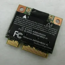 Ssea для Atheros ar5bhb92 ar9280 Половина Mini pci-e 2.4/5.0 ГГц Беспроводной карты для HP P/N: 495848-003 SPS 580102-001