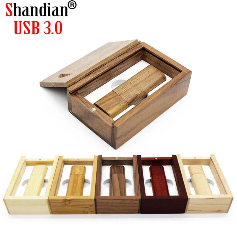 

SHANDIAN USB 3.0 Wooden bamboo USB flash drive pen driver wood chips pendrive 4GB 8GB 16GB 32GB 64GB USB creativo personal LOGO