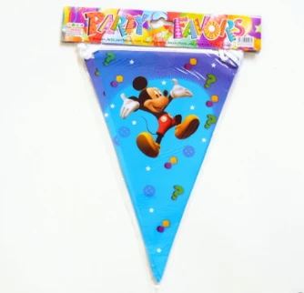 Disney 100 PCS с днем рождения с Микки Маусом одноразовые баннер украшение стола для вечеринки комплекты бумага бэби Шауэр для мальчика расходные материалы