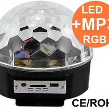 Сценические огни цифровой MP3 светодиодный DJ RGBWA кристалл магический шар световые эффекты DJ свадебное освещение